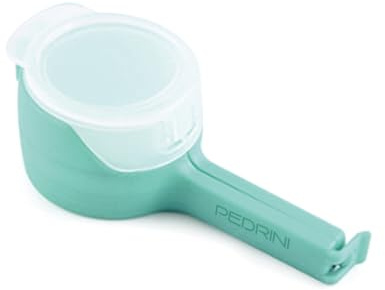 Pedrini Clippy Clip sigillante chiudisacchetti con Pratico Tappo dosatore (2 in 1)