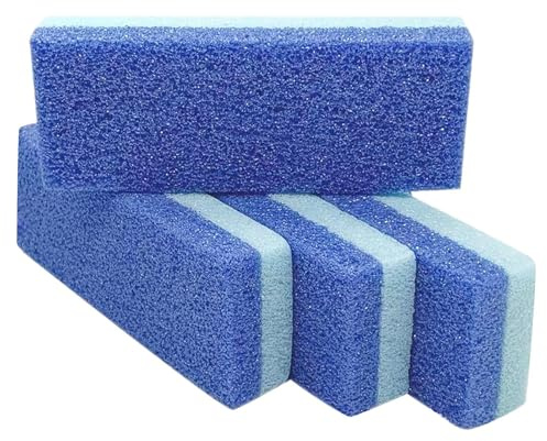 Mppchhn Pierre Ponce Pour Les Pieds,Pierre Ponce Enlève-Callosités 4 Pièces - Éponge Ergonomique de Nettoyage pour Talons et Réparation Peau Dure Utilisation Spa Hommes Femmes Maison Voyage Douche