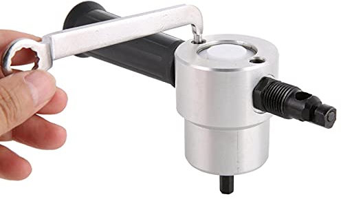 Roditrice per metallo, Roditrice manuale per lamiera da 160 A Taglierina per sega a doppia testa Utensile da taglio per metallo Attacco per trapano elettrico Drill