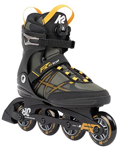 K2 F.I.T. 80 BOA, pattini in linea da uomo, grigio - Mustard, 30G0315.1.1.080