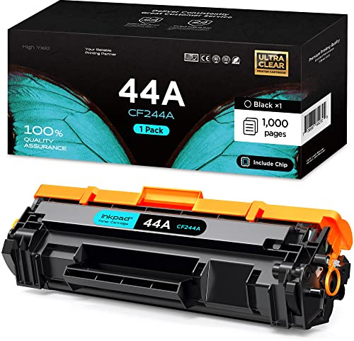 iNKPAD Toner compatibile con HP CF244A 44A XL Versione 2000 copie per HP Laserjet Pro M15 M15a M15w M28a MFP M28w MFP M28w M17a M17w