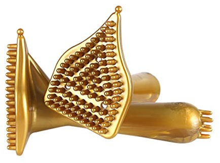 minkissy 2 Piezas Cepillos De Masaje De Meridianos Para Cuerpo Y Cuero Cabelludo Herramienta De Y Cuidado De La Piel Diseño Ergonómico Portátil De 5.94X3.85X2.48 Pulgadas