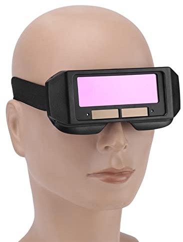 Gafas de Soldadura con Oscurecimiento Automático Solar Gafas TIG MIG Gafas con Ojos de Soldador Pantalla Ajustable Ligeras con Filtro de Oscurecimiento Automático para Soldadura