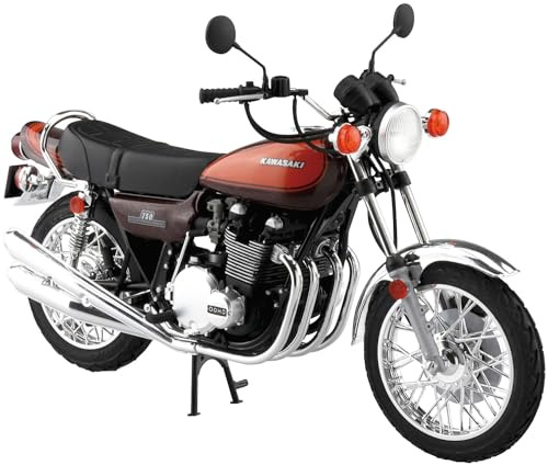Aoshima Kawasaki Z2 750RS '73 with Custom Parts 1:12 Scale Model Kit