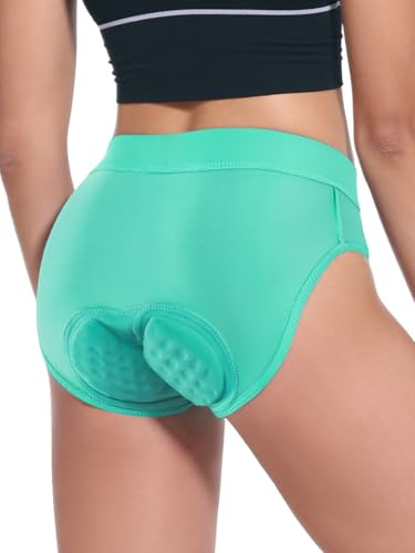 BERGRISAR 4D vadderade cykelshorts underkläder kvinnor gelfoder cykel undershorts cykelshorts cykelshorts, gRÖN, M