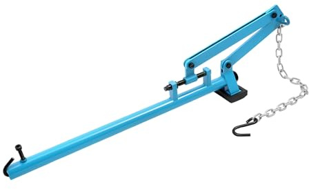 Wiefiche Braccio oscillante con catena, leva universale di montaggio, leva di montaggio regolabile, barra degli attrezzi, cuscinetto ruota, braccio oscillante per officina, forza di trazione massima