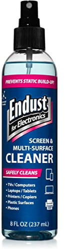 Endust for Electronics; Anti-Static, Screen & Multi-Surface Cleaner Pump Spray; Alcohol Free, Ammonia Free; 8 Fl oz (097000)
