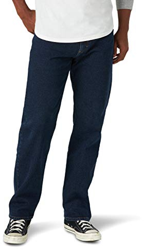 Wrangler herr fritidsbyxor Wrangler Classic 5-pocket Relaxed Fit Flex Jean , Midnight Flex, 32W x 28L
