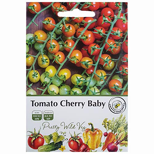 Tomato Cherry Baby F1 Seeds Vegetable Fruit Seeds Veg Seeds Cabbage Carrot Sweetcorn Tomato Strawberry (Tomato Cherry Baby F1)