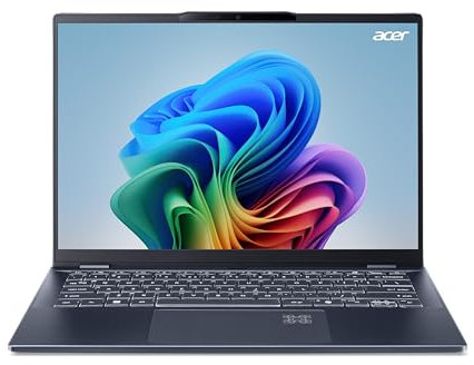 Acer Swift 14 AI Copilot+ PC SF14-51, Ordenador Portátil 14 OLED (Intel Core Ultra 7 258V, 32GB RAM, 1 TB SSD, Intel Arc Graphics 140V GPU, Windows 11 Home) Azul, Teclado QWERTY Español