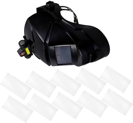 LALAFINA Cascella Per Saldatura Con Oscuramento Automatico Per Saldatore Include Lenti Protettive Per Lavori Saldatura