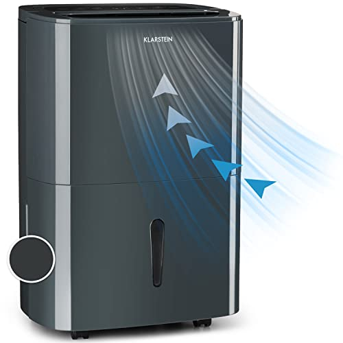 Klarstein Luftentfeuchter & Luftreiniger Elektrisch, 20 L Raumentfeuchter Klein für Wohnung Schlafzimmer Badezimmer Keller, Effizienter Bad/Raum Entfeuchter, Elektrischer & Kleiner Luftentfeuchter