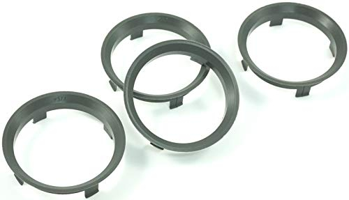 4 anelli di centraggio da 60,1 a 57,1 mm, grigio scuro