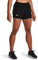 Under Armour Damen Kurz Fly by 2.0 2-In-1-Shorts, Black/Reflective (001), L, 1356200-001