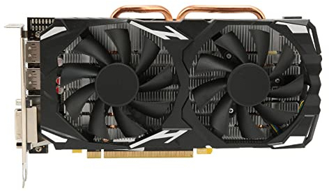 RX 580 Graphics Card, 8GB GDDR5 256bit Gaming Graphics Card with 2 Fans, Supports 8K 16 PCI Express 3.0, Plug and Play Excellent Gaming Performance