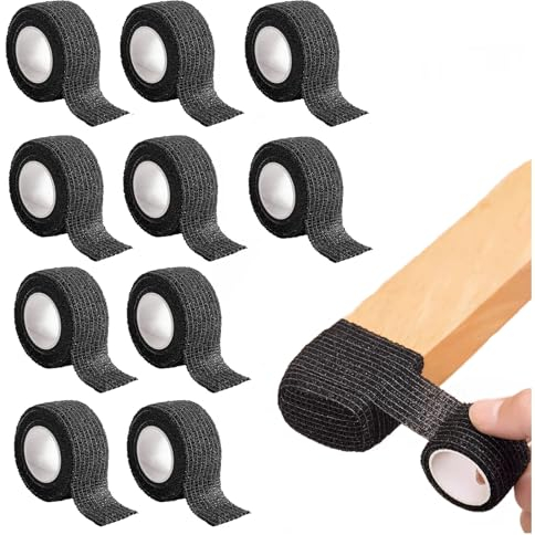 10 Rouleaux Patins Autocollante, Patins Feutres pour Meubles, Patin Chaise Feutre de Protection Pied Chaise Antidérapant, Bande de Protection Meuble, Anti-Rayures- Réduit Le Bruit (2,5cm x 450cm)