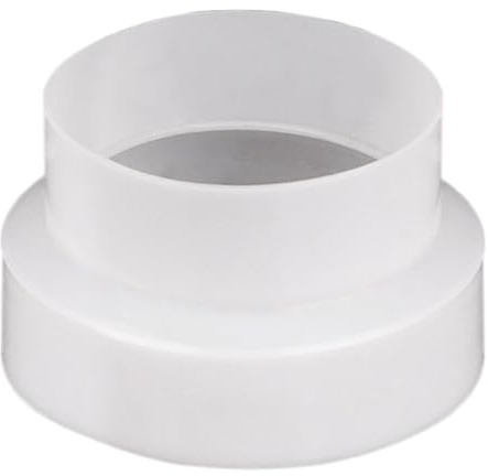 ALI2 Riduttore per sistema di ventilazione, tubo rotondo, ventilazione, condotto di ventilazione, riduttore, adattatore per cappa da 80 mm a 100 mm