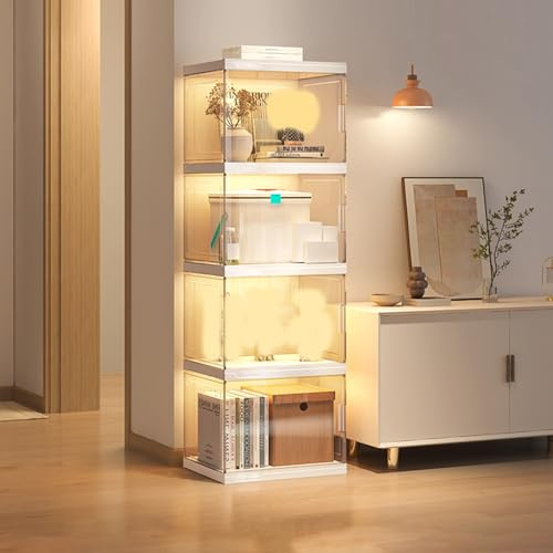 Vitrina de cristal para coleccionables, armario de esquina para curiosidades coleccionables, vitrina de libros de China con puerta de vidrio acrílico, vitrina de acrílico