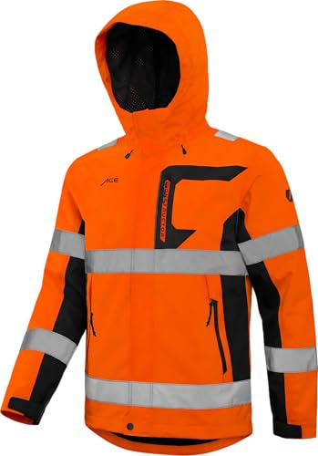 ACE Constructor Giacca impermeabile EN 343, arancione, M