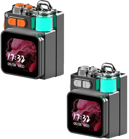 RUINBNC Piccoli altoparlanti intelligenti con touch screen a LED e bassi touch screen altoparlanti per mani suono facile