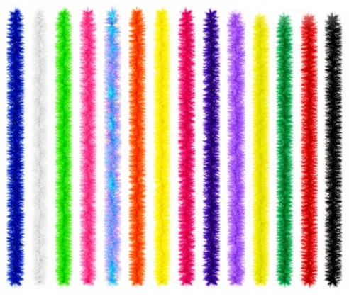 14 Pcs Colorful Feather Boas Multipack,150cm Long Colourful Feather Boas for Women, Fancy Dress Feather Scarf for Dancing Party Wedding Halloween Christmas Decor