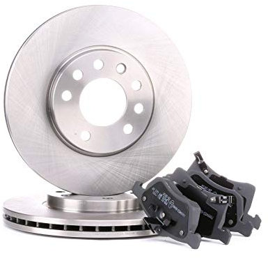 RIDEX 3405B0012 Kit dischi e pastiglie Assale anteriore senza viti/bulloni ventilato