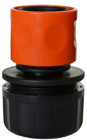 Jardibric - Raccord Automatique 25 mm Gros Débit - Connecteur Facile pour un Flux d'Eau Abondant dans Votre Système d'Irrigation