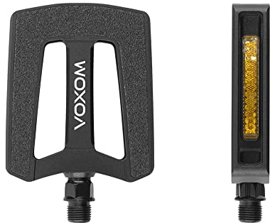 Voxom Fahrradpedale - Touringpedale Pe28 - Trekkingpedale mit Reflektoren für Citybike, Trekkingbike, E-Bike