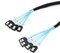 NFHK Internal SAS 4 SATA Host to 4 SATA 7pin Target Hard Disk 6Gbps Data Server Raid Cable 50cm