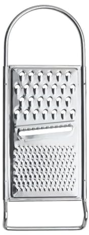 JOY STORE Grattugia Piatta Multiuso, per Verdure e Formaggio. Grattuggia in Acciaio Inossidabile con Diverse superfici di attrito. (22)
