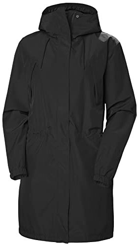 Helly Hansen Damen W T2 Raincoat Jacket, Schwarz, M EU