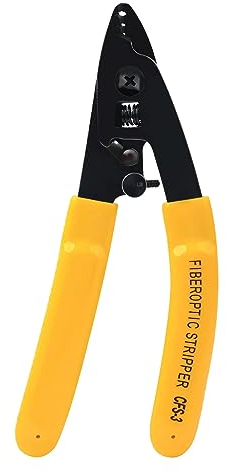 Guakiili Pinza pelacables de fibra óptica, Stripper de fibra óptica de tres agujeros, CFS-3 Alicates pelacables Miller de tres puertos, alicates pelacables de fibra con revestimiento de puente