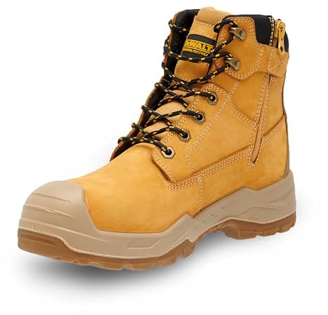 DEWALT Jamestown Mens Safety Boot | Side Zip Entry | Steel Toe Cap | S3 SC FO LG HRO SR | UK Mens Size 9