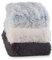 MALIKA Polar Flokati Spannbettlaken 180x200 cm - Kuschelig Warm - Fleece Plüsch - Winter Cashmere-Touch Bettlaken Spannbetttuch Laken für Wohlfühl Garantie, Farbe:Silber