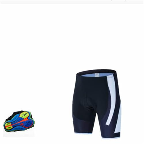 Fahrradhose,Fahrradhose Herren Herren Radhose mit Trägern, Race Fit, Bike Tights, Shorts, Fahrradhose, MTB-Unterteil, Dichte, gepolstert(L,5X-Large)
