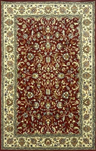 Orientmatta herat 170 x 240 cm röd matta 100 % ull handgjord handtuftad