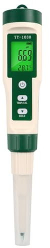 Kleagary Professional Food PH Meter High Accuracy Sensor Temp Acidity Tester for Brewing Cheese Meat Canning Dough Soil PH Meter