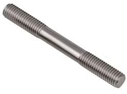 Perno prisionero de doble extremo de acero inoxida Varilla roscada de doble extremo de 1 pieza, acero inoxidable 304 A2, M10, M12 y M16(100mm,M10)