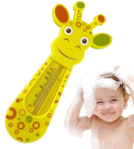 HunicandIU Thermomètre de bain pour bébé - Beau thermomètre de baignoire pour bébé girafe | Produits de sécurité pour salle de bain pour Thermomètre à eau flottant