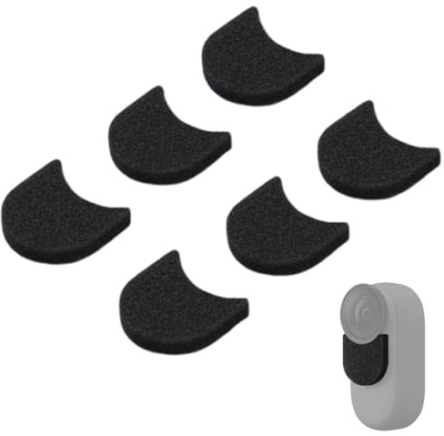 YIPFEN Set de 6 Protectores de micrófono, reducción de Ruido, Resistente al Viento, Material de Espuma, Accesorio de Filtro, Protector contra Viento (para 360 GO 3S)