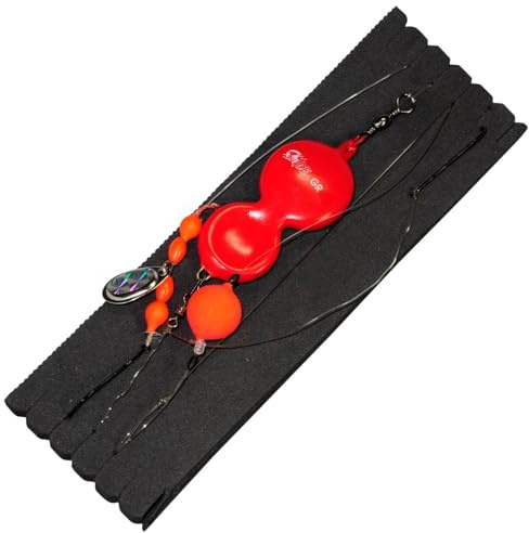 Dieter Eisele Buttlöffel Lift-Montage rot zum Plattfischangeln, Gewicht:30g