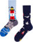 Many Mornings - Mismatched Socken - Lustige Socken Unisex - Leuchtturm Socken - Geschenkidee - Design: Nordic Lighthouse - Made in EU - 43-46