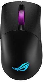 ASUS ROG Keris Wireless Gaming Maus (kabellos oder kabelgebunden nutzbar, 16.000 dpi, 400 ips, 1000Hz Abtastrate, leichtgewichtig, Aura RGB Beleuchtung)