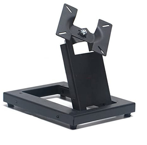 Soporte de monitor Pantalla de monitor de 14-24 pulgadas de movimiento completo y soporte de escritorio de pantalla táctil con mesa plegable de base de acero televisor Monte, altura independiente del