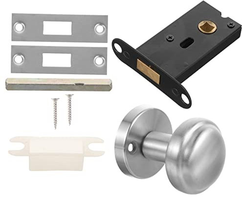 Veemoon Serrure De Porte Robuste En Acier Inoxydable Bouton De Porte À Élingue Serrure Darmoire Cachée Design Moderne Facile À Retirer Pour Les Dortoirs