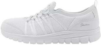 Skechers Women's Graceful-Soft Soul Sneaker, White Opulent Garden, 6 UK