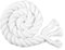 5M 20mm Thick Cotton Rope for DIY Crafts, Wall Hangings, Plant Hangers, Macrame Knotting, Home Decor and Decorative Projects, Perfect for Beginners and Gardening Crafts(White)