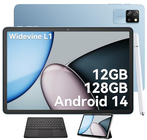 Blackview Tablet 10 Inch Android 15 Gaming Tablet,Octa-Core, 12GB+128GB/2TB,WIFI 6,5100mAh 8MP+5MP,Widevine L1,WPS Suite,GPS,HD IPS- Tab60 WIFI