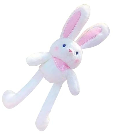 Bunny Plush, Pull the Rabbit Plush Toy | 11 inch Shoot-Out Cute Rabbit - Easter Plush Rabbit Funny Plush Toy - Keychain Pendant for Birthdays and Holidays