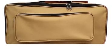 Keyboardtasche 37-Tasten-Keyboard-Tasche, tragbare Tastatur, Klavier, wasserdichte Oxford-Stofftasche(Brown)